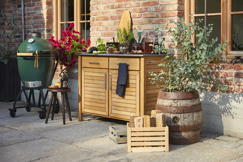 Deck Outdoorschrank 2er-Element von Weishäupl, Tea